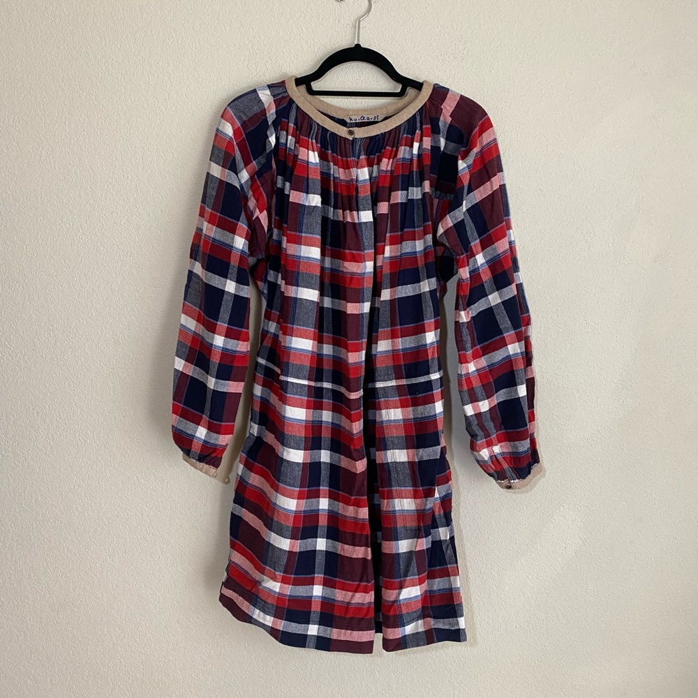 45R Plaid Flannel Dress 45rpm